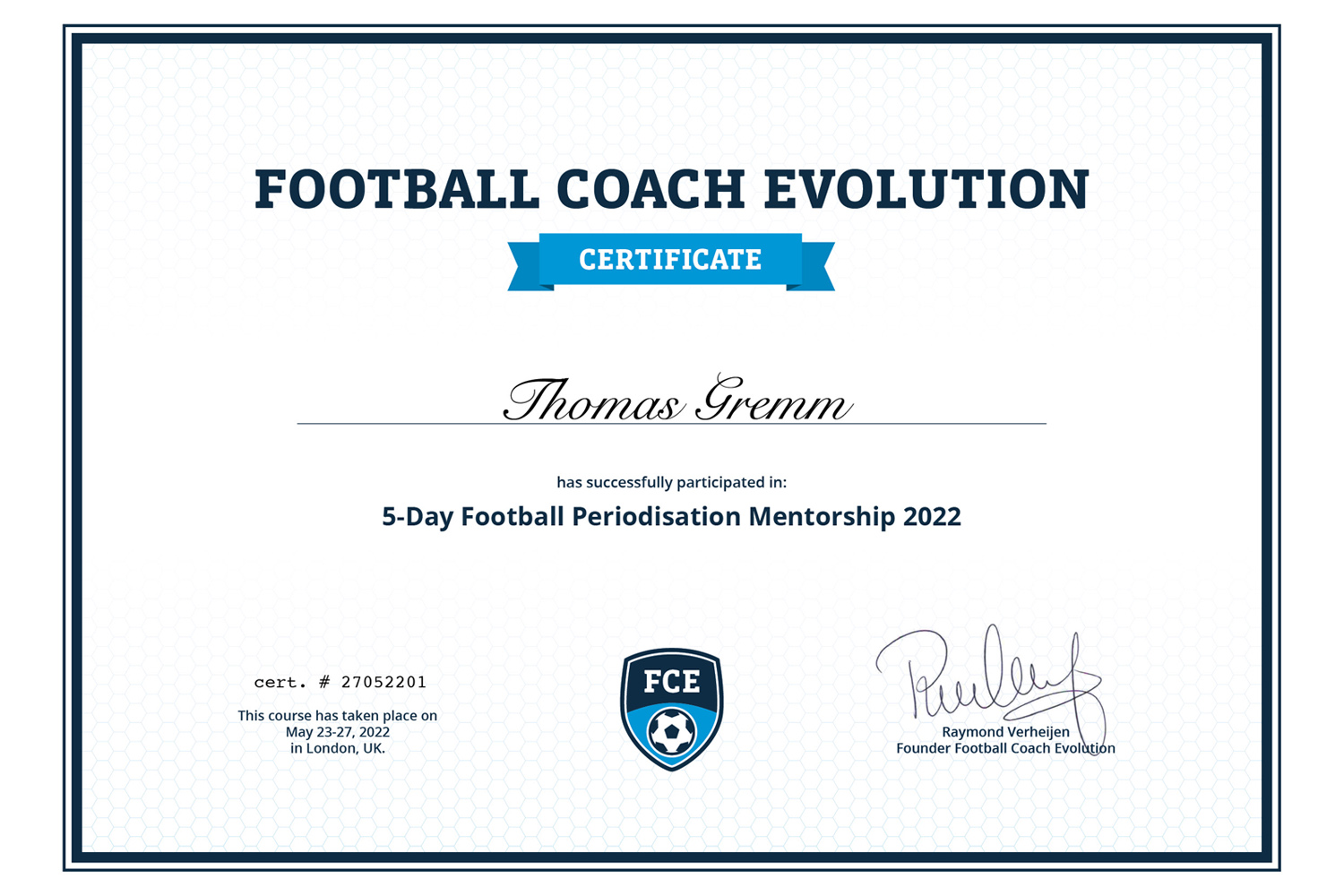 Thomas Gremm and Chelsea